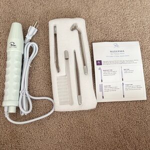 Pure Daily Care High Frequency Skin Therapy Wand - White